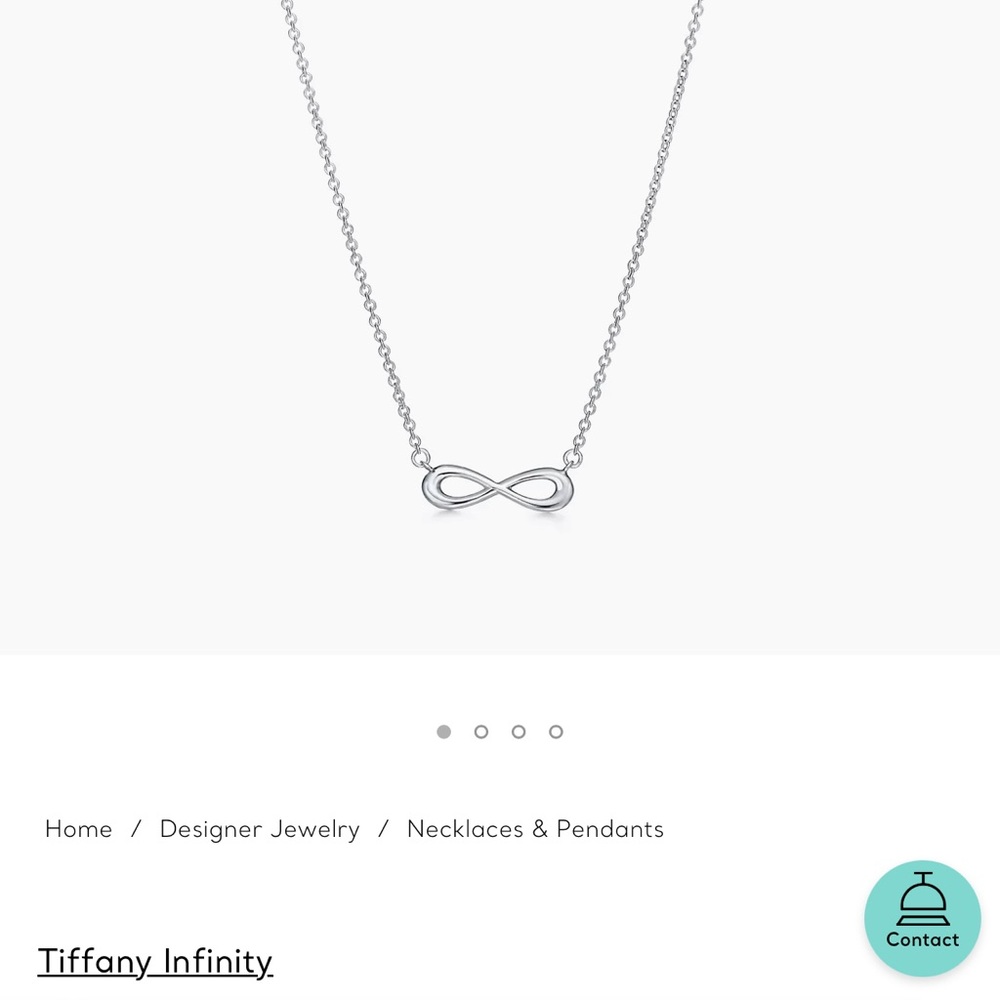 MOVING SALE NWT Tiffany Infinity Necklace Sterling Silver